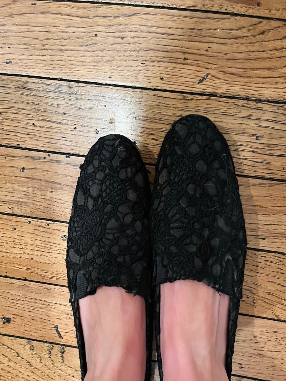 Well worn flats